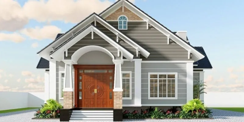 nhà cấp 4 đẹp mê li