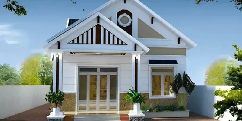 nhà cấp 4 đẹp mê li